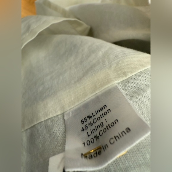 Tuckernuck Navy and Cream Floral Long Sleeve Dress - Picture 7 of 8